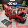 Vibrant Red Jeep Renegade 1:18 Diecast Model