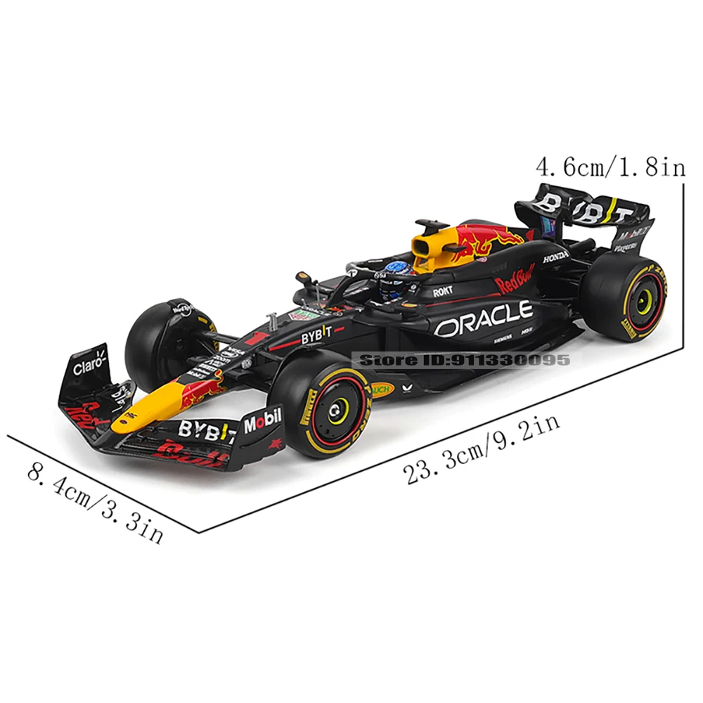 Red Bull Racing RB20 Diecast Model 1:24 Scale 5 Red Bull Racing RB20 Diecast Model 1:24 Scale - Image 5