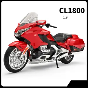 Red Honda Gold Wing Tour 1:9 Scale Model 17 S4eba022133fc4564bb584804038173e0R