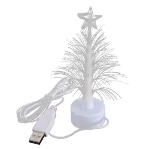 USB Fiber Optic Christmas Tree for Desk 13 S4ebe1c31b59b4892abb7ed052b46b9ean