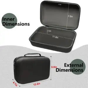 Black EVA Case for TOZO HT2 Headphones