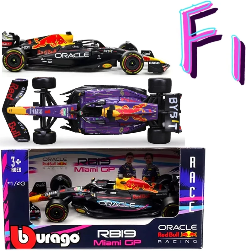 Red Bull RB19 Diecast Model 1:43 Scale 1 Red Bull RB19 Diecast Model 1:43 Scale