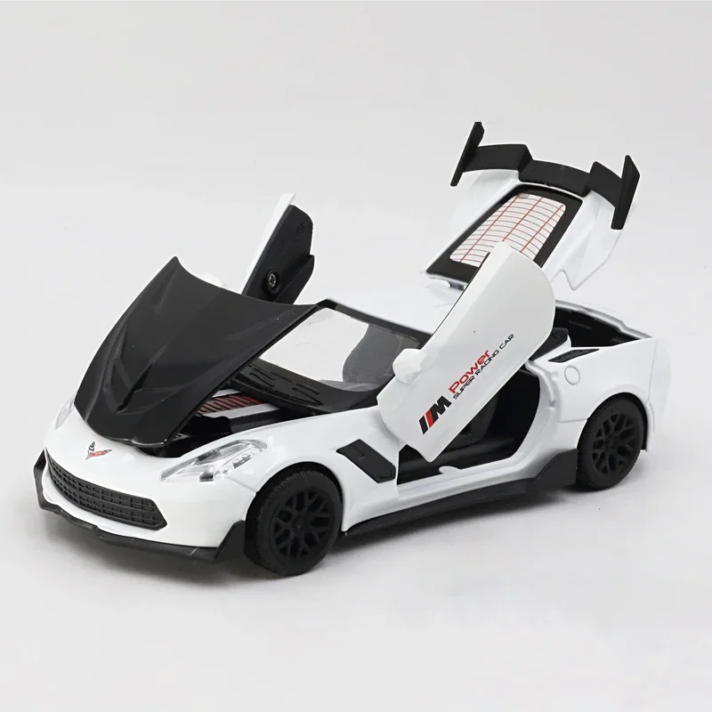 Corvette Supercar 1:32 Diecast Model Car 7 Corvette Supercar 1:32 Diecast Model Car - Image 7