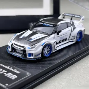 Blue Nissan GTR R35 LBWK 1:64 Diecast Model 7 S4f0a2052894e45b7bbce63d185827588j