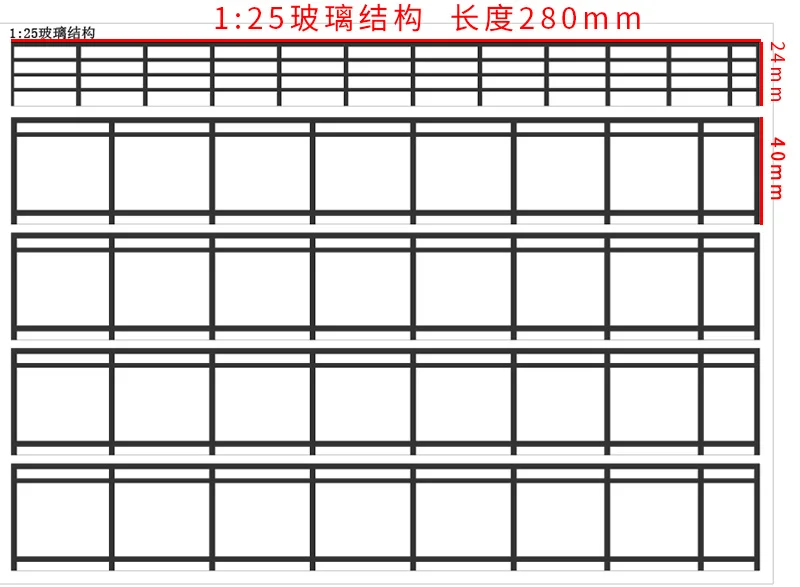 Transparent Miniature Fence for Dioramas 9 Transparent Miniature Fence for Dioramas - Image 9
