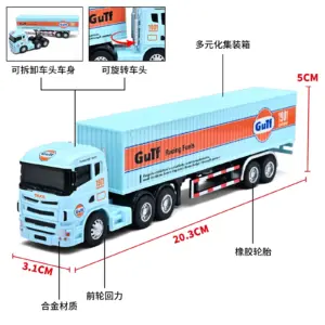 1:64 Scale Diecast Truck Collection Set 24 S4f227a987168441f8b62df99bf29407ey