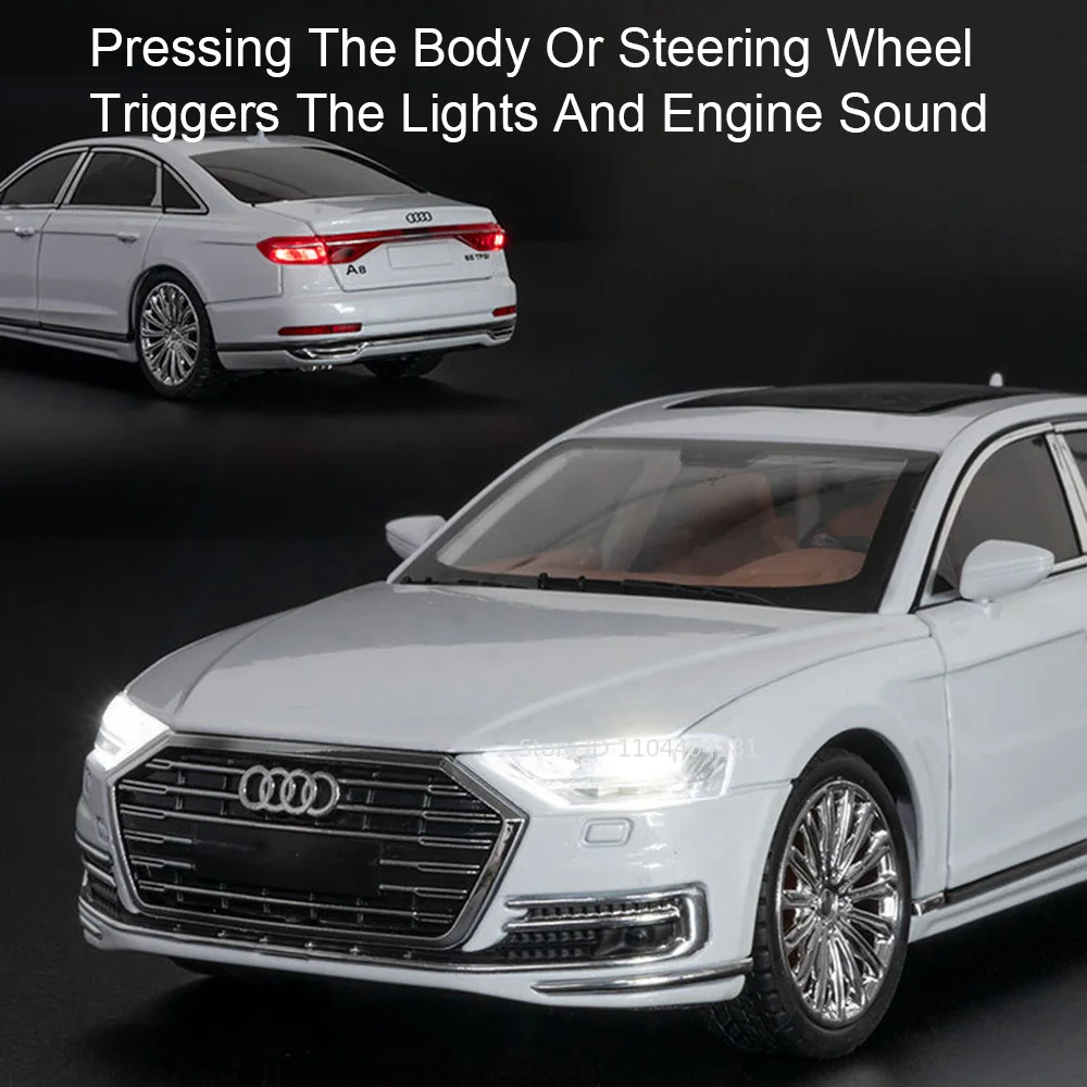 Audi A8 RS6 1:24 Scale Diecast Car Model 4 Audi A8 RS6 1:24 Scale Diecast Car Model - Image 4
