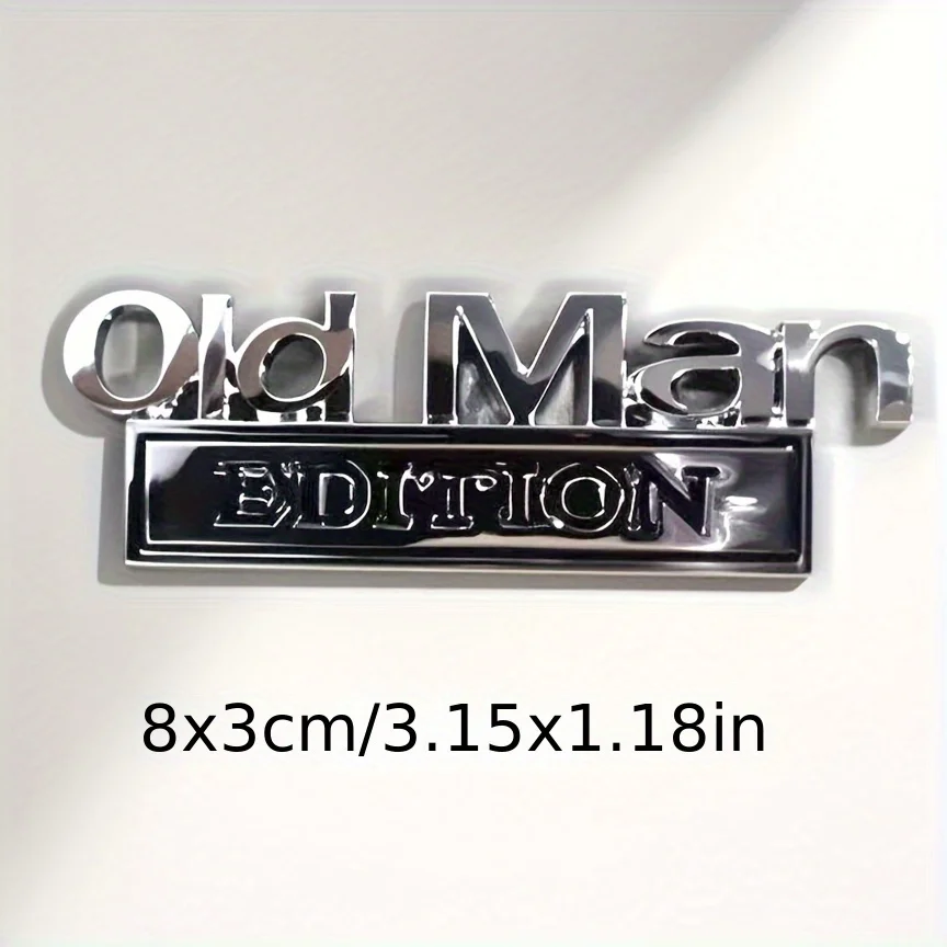 Old Man Edition Car Badge Badge 4 Old Man Edition Car Badge Badge - Image 4