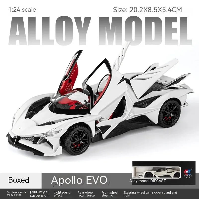 Orange Apollo EVO 1:24 Scale Model Car 9 Orange Apollo EVO 1:24 Scale Model Car - Image 9