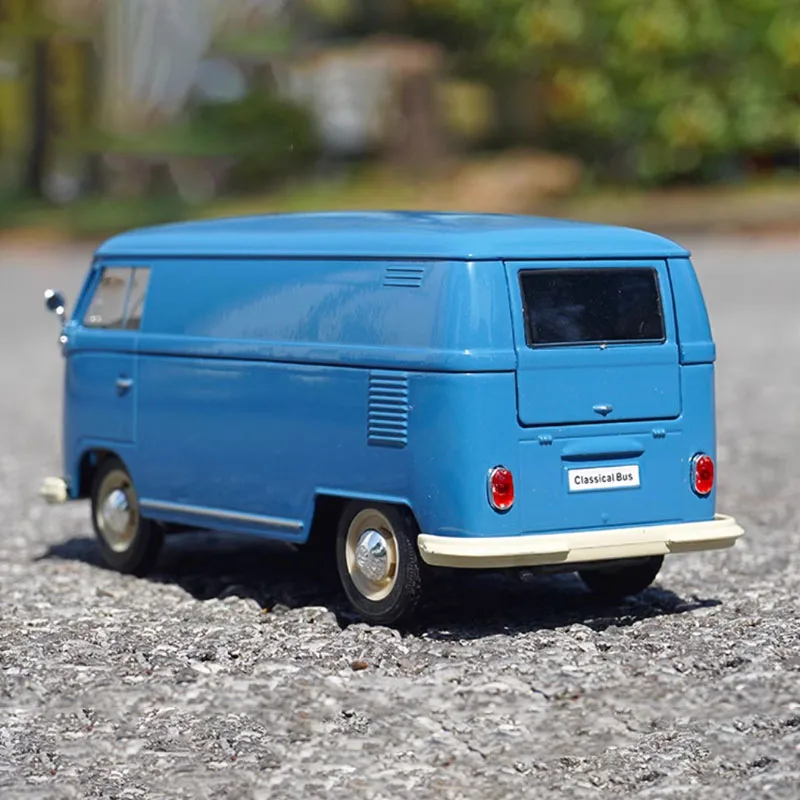 Vintage Blue 1963 VW T1 Bus Model 3 Vintage Blue 1963 VW T1 Bus Model - Image 3
