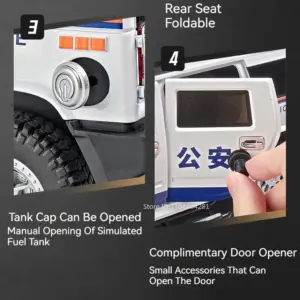 Realistic 1:18 Police SUV Diecast Model 15 S5096a13e37e94a8aa010759f179fb7d7S