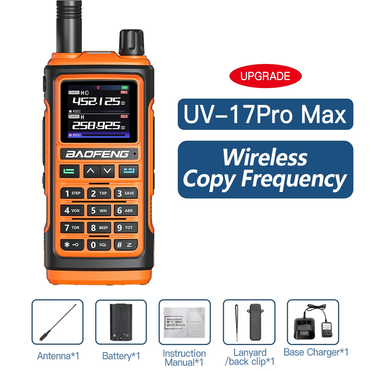 Baofeng UV-17 Pro Max Walkie-Talkie 5-10Km Range 9 Baofeng UV-17 Pro Max Walkie-Talkie 5-10Km Range - Image 9