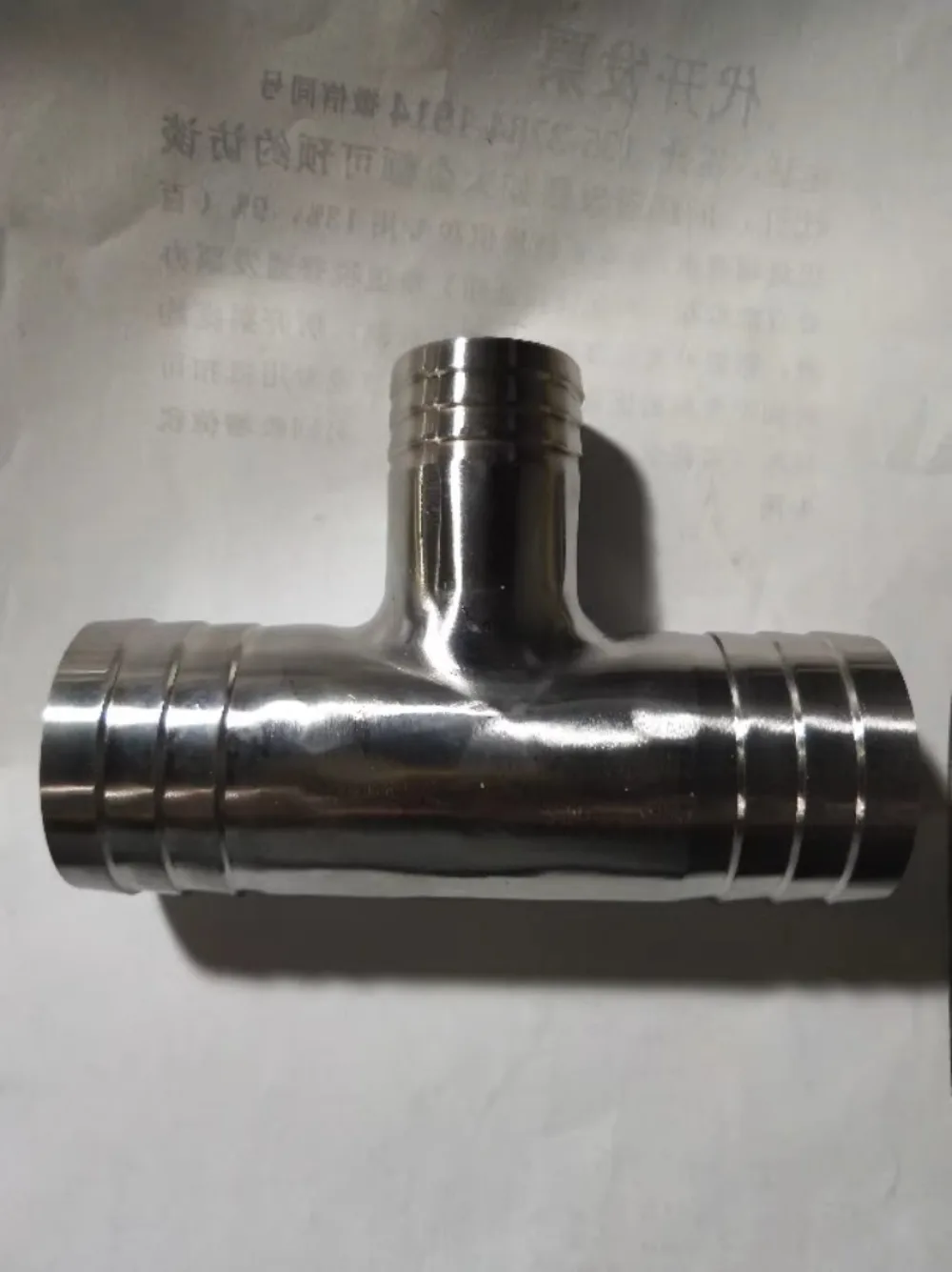 304 Stainless Steel Hose Barb Reducer Tee Fitting 5 304 Stainless Steel Hose Barb Reducer Tee Fitting - Image 5