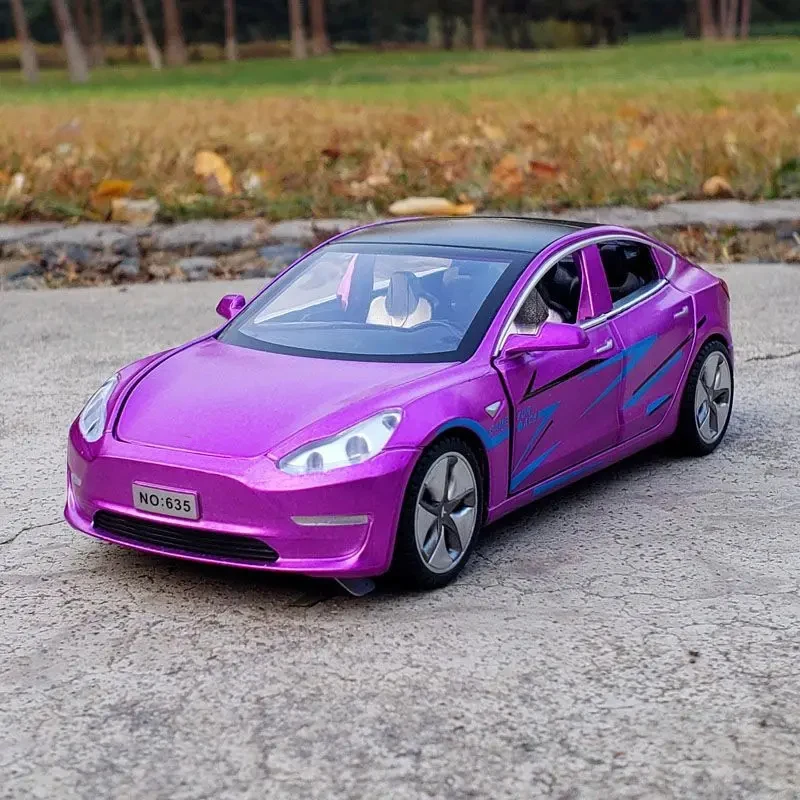 1:32 Tesla Model S & 3 Diecast Miniature 10 1:32 Tesla Model S & 3 Diecast Miniature - Image 10