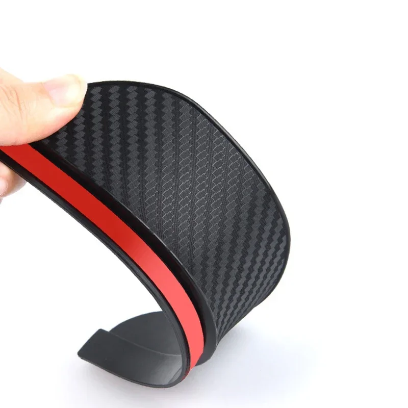 Carbon Fiber Rain Eyebrow Mirror Protectors Set 6 Carbon Fiber Rain Eyebrow Mirror Protectors Set - Image 6