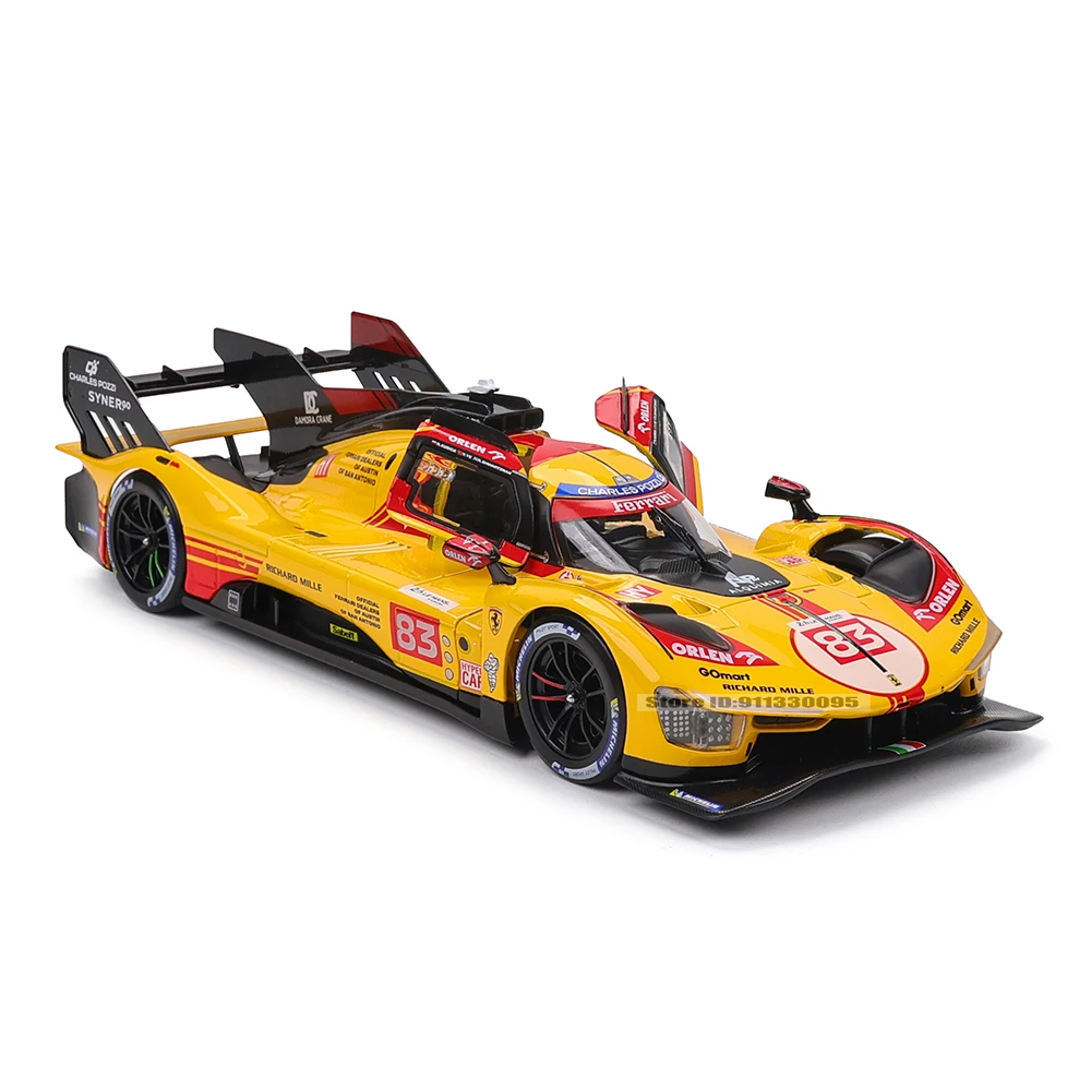 Ferrari 499P 1:24 Diecast Model Racing Car 4 Ferrari 499P 1:24 Diecast Model Racing Car - Image 4