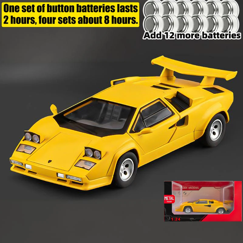 Lamborghini Countach LP500S 1:24 Diecast Model 15 Lamborghini Countach LP500S 1:24 Diecast Model - Image 15