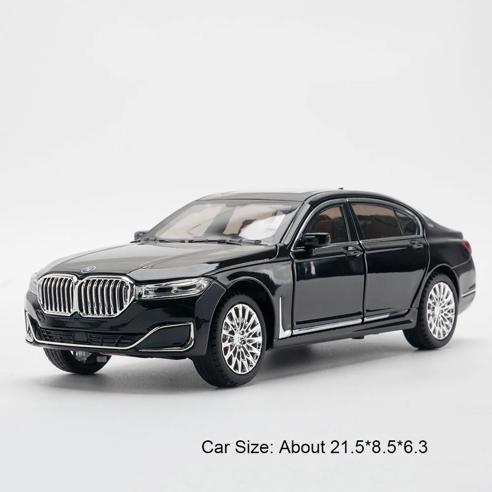 Black BMW 7 Series 760Li Diecast Model 10 Black BMW 7 Series 760Li Diecast Model - Image 10