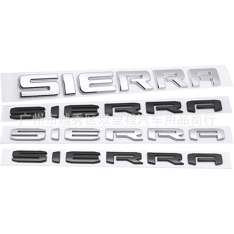 GMC Sierra Logo Decal - 27.8cm Aluminum Badge 2 GMC Sierra Logo Decal - 27.8cm Aluminum Badge - Image 2