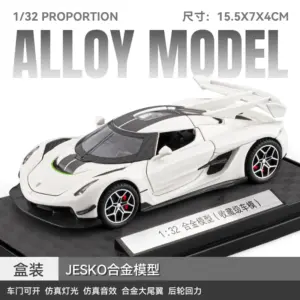 1:32 Jesko Diecast Supercar Model 15 S51eb28cb57c1486d95986802c7fac9ecV