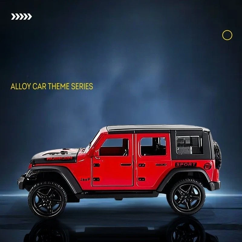 1:36 Scale Rugged Off-Road Jeep Diecast Model 3 1:36 Scale Rugged Off-Road Jeep Diecast Model - Image 3