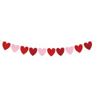 Valentine's Day Red Heart Banner Garland, 3m 19 S52373b8520d24e4ca866c00ebab65e83v