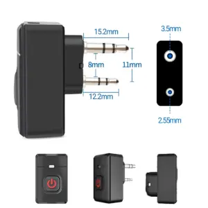 Wireless Bluetooth PTT Headset for Radios 11 S5272513a62c14b8281a09f61f81f73b6h