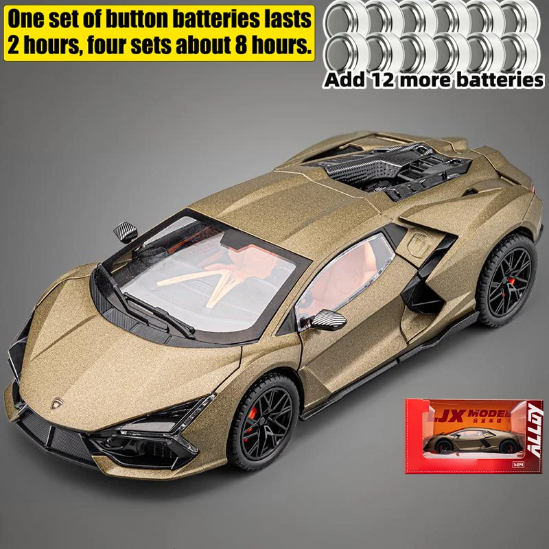 White 1:24 Scale Diecast Supercar Model 18 White 1:24 Scale Diecast Supercar Model - Image 18