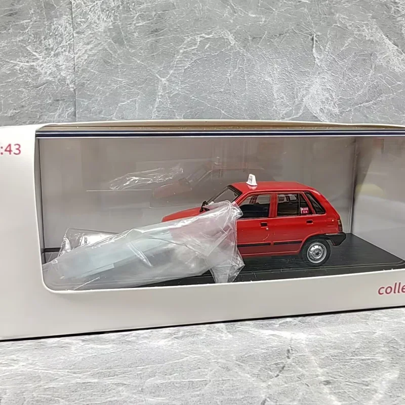 Vibrant Red Suzuki Alto Taxi Diecast Model 7 Vibrant Red Suzuki Alto Taxi Diecast Model - Image 7