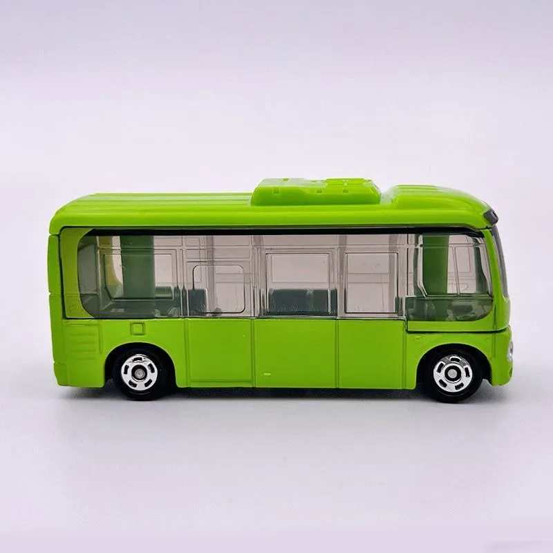 TAKARA TOMY Hino Bus Green Alloy Model 1/100 4 TAKARA TOMY Hino Bus Green Alloy Model 1/100 - Image 4