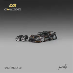Pagani Imola 1:64 Diecast Model in Black-Orange 14 S5346367c2f65490facec92c21458836fI