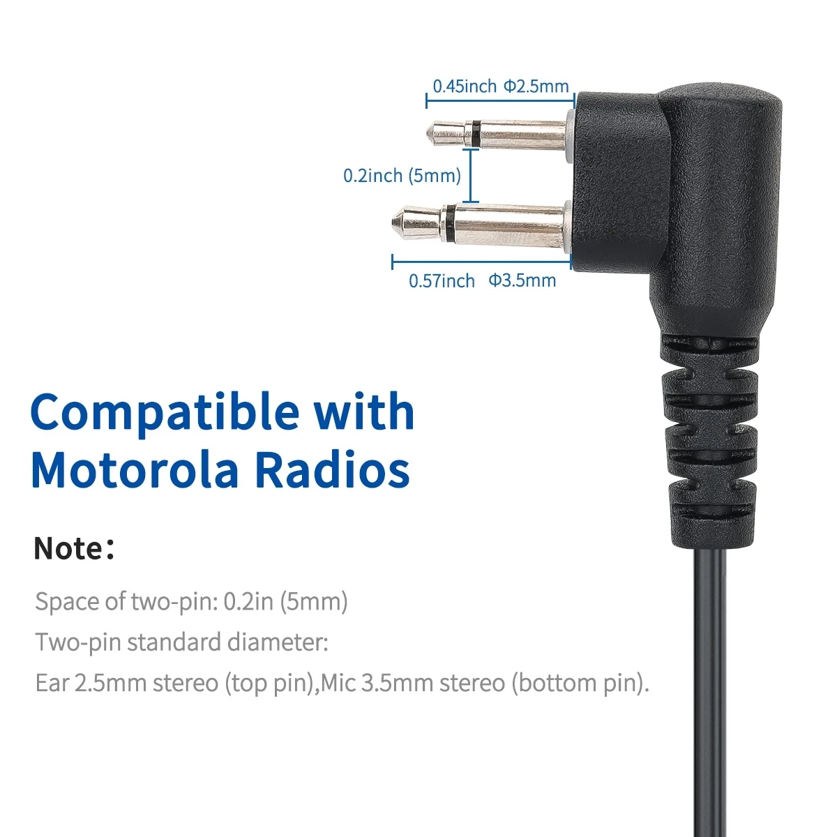 ABBREE AR-780 Dual PTT Microphone for Motorola 5 ABBREE AR-780 Dual PTT Microphone for Motorola - Image 5