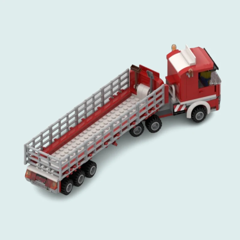 Red Fire Truck Building Set (227 pcs) 5 Red Fire Truck Building Set (227 pcs) - Image 5