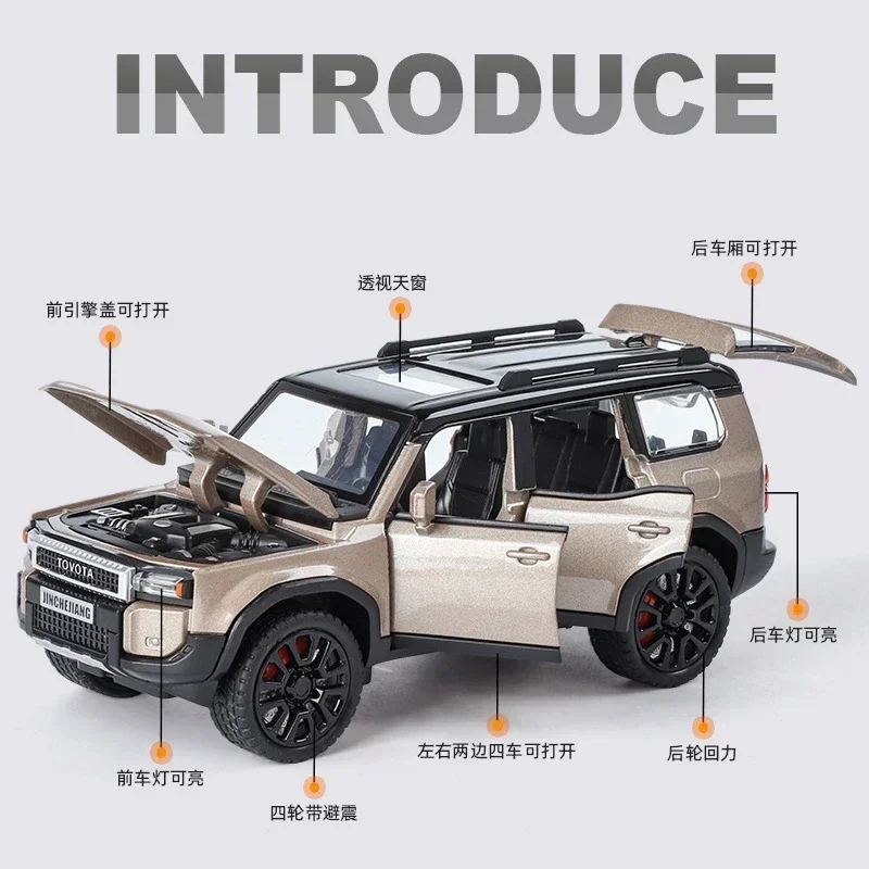 1:32 Scale Toyota Land Cruiser Prado Model 3 1:32 Scale Toyota Land Cruiser Prado Model - Image 3