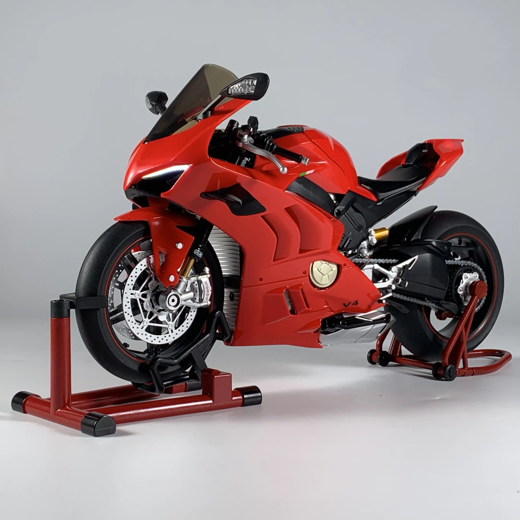 Ducati V4 Diecast Motorcycle Model 1:6/7 Scale 2 Ducati V4 Diecast Motorcycle Model 1:6/7 Scale - Image 2
