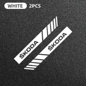 ŠKODA Rearview Mirror Sticker Set 30cm x 2.5cm 16 S5555a518b7344770bb97b9ff0b511ceeB