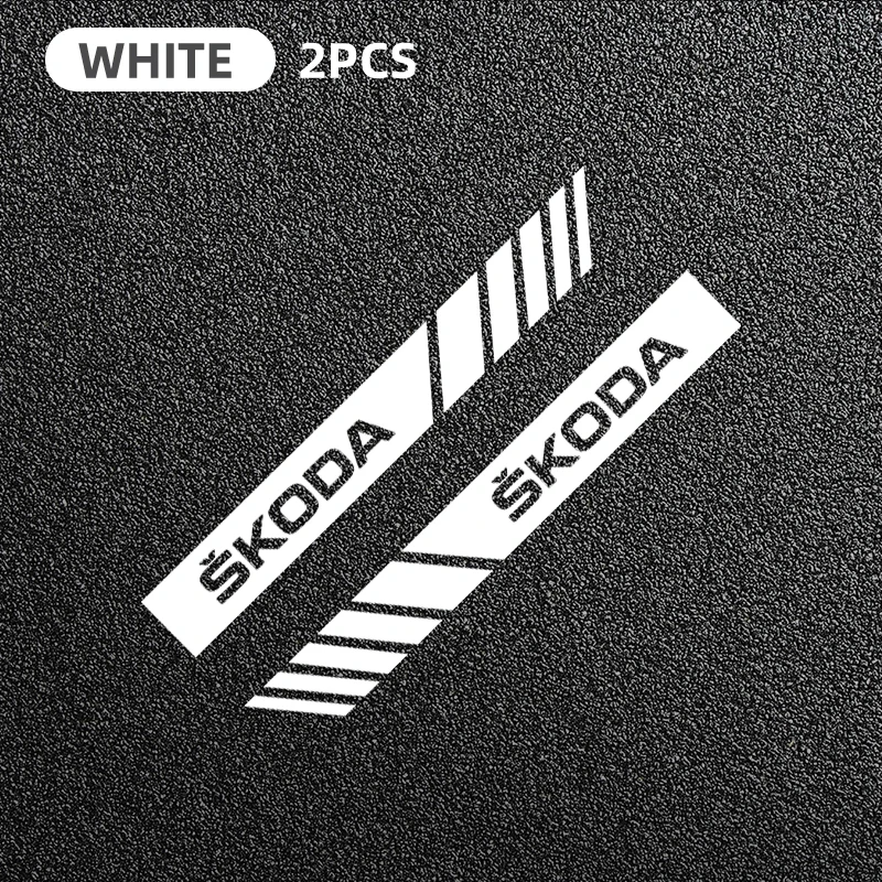 ŠKODA Rearview Mirror Sticker Set 30cm x 2.5cm 8 ŠKODA Rearview Mirror Sticker Set 30cm x 2.5cm - Image 8