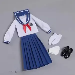 1/6 Scale Female Doll JK Uniform Accessory 55 S55ac305062514b0baff56100658a3935P