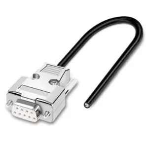 Black RS232 Connector Cable 0.5m-20m 16 S55cef28a9bb34430b8f618015563cad5X