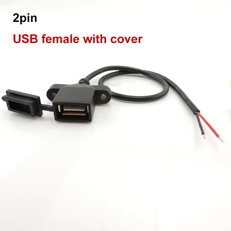 USB Female Connector with Dust-Proof Cover 4 USB Female Connector with Dust-Proof Cover - Image 4