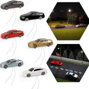 Illuminated Model Cars Set for Layouts 15 S5683cef3fb094ab58029c69161368112d