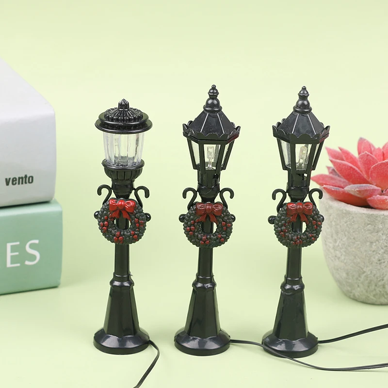 Miniature Festive Streetlights Set for Dollhouses 5 Miniature Festive Streetlights Set for Dollhouses - Image 5