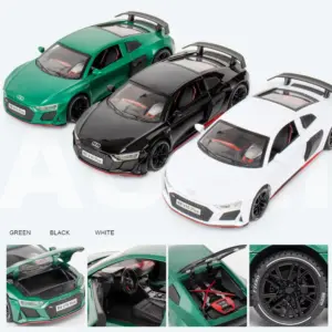 Audi R8 1:24 Diecast Model in Black 15 S56cd18a69b394793b26ac75a19bad3dci