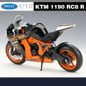 WELLY KTM 1190 RC8 R Diecast Motorcycle Model 13 S5792099a09944d5f8ed03ed49ca1a2834