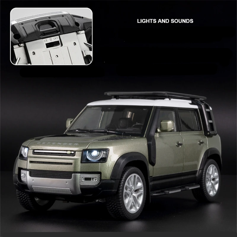 1/18 Scale Diecast Range Rover Defender Model 2 1/18 Scale Diecast Range Rover Defender Model - Image 2