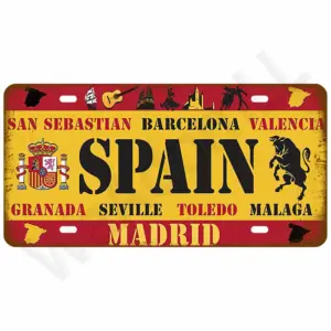 Retro Metal Sign Wall Art 15 x 30 cm 51 S57c77015326e4595996f64d4fe8e2901Q