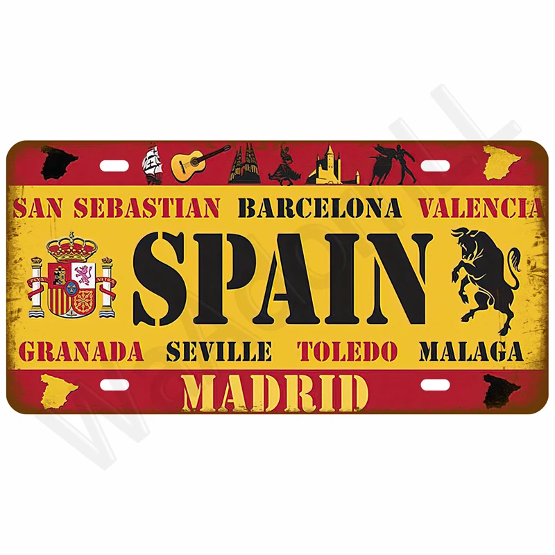 Retro Metal Sign Wall Art 15 x 30 cm 18 Retro Metal Sign Wall Art 15 x 30 cm - Image 18