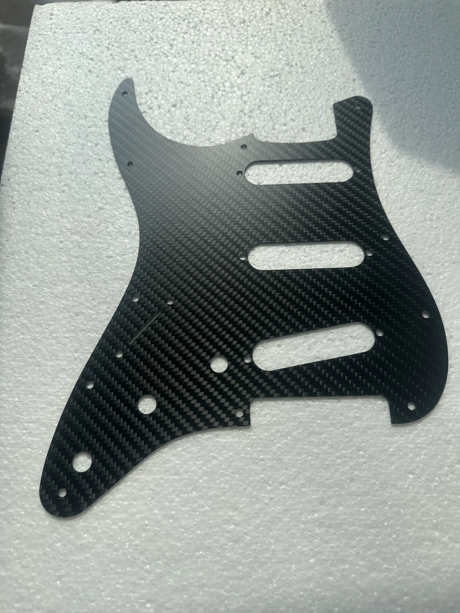 Carbon Fiber Electric Guitar Pickguard for T, L, SSH 6 Carbon Fiber Electric Guitar Pickguard for T, L, SSH - Image 6