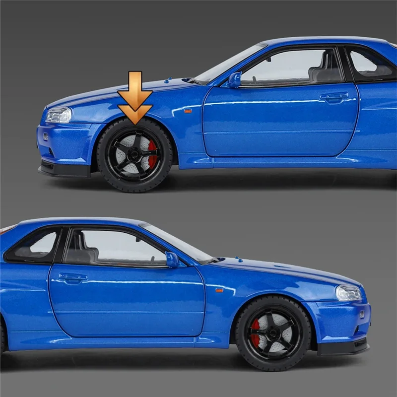 GTR GT-R R34 Skyline 1:18 Scale Diecast Model 6 GTR GT-R R34 Skyline 1:18 Scale Diecast Model - Image 6