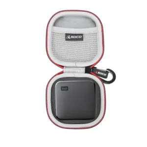 Durable WD SSD Hard Case with Organizer